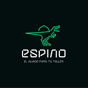 ESPINO by Zanelli Design (Curso: Diseño de logotipos: síntesis gráfica y minimalismo). Een project van  Br, ing en identiteit,  Ontwerp, Logo-ontwerp y Grafisch ontwerp van Fabrizio Zanelli Maiocchi - 15.01.2025
