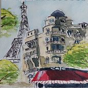 My project for course: Architectural Sketching with Watercolor and Ink. Drawing, Watercolor Painting, Architectural Illustration, Sketchbook, Ink Illustration, and Sketching project by gulchekhra_rakhm - 09.21.2024