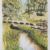 Mi proyecto del curso: Paisajes naturales en acuarela Ein Projekt aus dem Bereich Bildende Künste, Malerei und Aquarellmalerei von Oscar Laguzzi - 01.09.2024