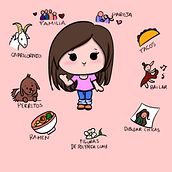 Yo y mis gustos kawaii. Een project van Digitale illustratie van Elizabeth Alemán Espinoza - 24.09.2024