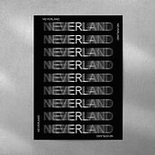  Typography Posters NEVERLAND. Un projet de Design , Design graphique, Typographie , et Conception d'affiches de jagodaben - 24.09.2024