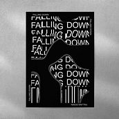  Typography Posters FALLING DOWN. Un projet de Design , Design graphique, Typographie , et Conception d'affiches de jagodaben - 24.09.2024