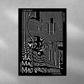 Typography Posters MAD WORLD. Un projet de Design , Design graphique, Typographie , et Conception d'affiches de jagodaben - 24.09.2024