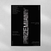 Art Exhibit Poster PRZEMAINY. Un projet de Design , Design graphique, Typographie , et Conception d'affiches de jagodaben - 24.09.2024