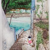 Mi proyecto del curso: Fundamentos de la luz y el color para acuarela. Architectural Illustration, Painting, and Watercolor Painting project by isidorojose - 09.25.2024
