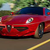 Mi proyecto del curso: Alfa Romeo Disco Volante 2012. 3D, and 3D Modeling project by Oscar Samuel Delgado Joya - 09.25.2024