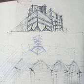 Mi proyecto del curso: Sketching diario para arquitectos. Architectural Illustration, Architecture, Drawing, and Sketching project by Carlos PC - 09.26.2024