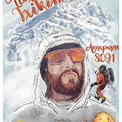 Alex Txikon. Digital Illustration project by Ainhoa Caporossi - 09.27.2024