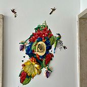 Humboldt Wall. Un proyecto de Artesanía, Collage, Decoración de interiores, Ilustración botánica y Papercraft de anamariafernandes92 - 09.09.2024
