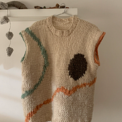 Mi proyecto del curso: Diseño y tejido de prendas con la técnica de intarsia. DIY, Fashion Design, Fiber Arts, Textile Design, and Knitting project by Cintia Ramirez Hidalgo - 09.27.2024