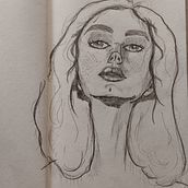 My project for course: Portrait Sketchbooking: Explore the Human Face. Artistic Drawing, Drawing, Portrait Drawing, Sketchbook, and Sketching project by Aditya Marouthiya - 09.18.2024