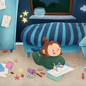 My project for course: Illustration for Children’s Books: Creating a Joyful Universe. Sketching, Digital Drawing, Character Design, Traditional illustration, Digital Illustration, Children's Illustration, Narrative, and Picturebook project by Busra Yuce - 09.28.2024