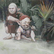 Gnomos. Un projet de Dessin, Art conceptuel et Illustration jeunesse de Oliver Paz Perez - 28.09.2024