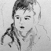 Mi proyecto del curso: Pintura artística con tinta china. Un progetto di Disegno artistico, Belle arti, Illustrazione tradizionale, Illustrazione con inchiostro, Pittura, Disegno a matita e Disegno di ritratti di rgenaro1_1 - 21.09.2024