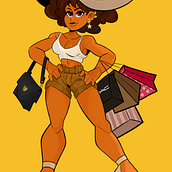 Mi proyecto del curso: Pintura digital de personajes: ilustra con luz y color. Un progetto di Character design, Illustrazione digitale, Pittura digitale e Disegno di erikareyes770 - 29.09.2024