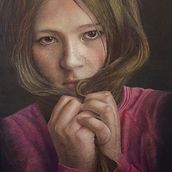 Mon projet du cours : Portrait réaliste à la craie pastel. Fine Arts, Drawing, Portrait Drawing, Realistic Drawing, and Traditional illustration project by alain Masset - 09.29.2024