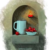 Mi proyecto del curso: Introducción a la pintura digital. Un proyecto de Bellas Artes, Dibujo digital, Ilustración digital, Pintura y Pintura digital de Teresa Canal - 29.09.2024