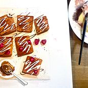 Mon projet du cours :  Illustration culinaire savoureuse à l'aquarelle . % carolineauvilla tarafından hazırlanan Güzel sanatlar, Geleneksel illüstras, on, Tablo, Sulubo, Ve a Resim projesi - 09.30.2024