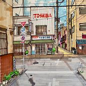 My project for course: Expressive Architectural Sketching with Colored Markers. Architectural Illustration, Drawing, Ink Illustration, Sketchbook, and Sketching project by Khaled Arisheh - 09.30.2024
