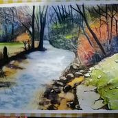 Mi proyecto del curso: Pintura de paisajes realistas con acuarela. Un progetto di Illustrazione naturalistica e Pittura ad acquerello di ceballoscindy10 - 30.09.2024