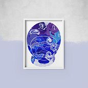 Ink and watercolour art . Un proyecto de Pintura digital de Joice Sharp - 29.09.2024