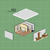 Mi proyecto del curso: Introducción a SketchUp para arquitectos y diseñadores de interiores. Architecture, ArchVIZ, Digital Architecture, Interior Design, Spatial Design, and Digital Illustration project by Paulina Casillas - 10.01.2024