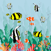 Meu projeto do curso: Design de estampa para superfície têxtil com Photoshop Ein Projekt aus dem Bereich Design von Garderoben, Digitale Illustration, Modedesign, Traditionelle Illustration und Musterdesign von Letícia Izabel Mendes - 02.10.2024