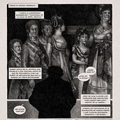 Cómic: LA DAMA OCULTA (finalista del concurso Universo Goya 2024). Projekt z dziedziny Trad, c, jna ilustracja, Komiks,  R i sunek użytkownika Landa Villarino - 02.10.2024
