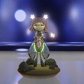 My project for course: Kawaii Character Creation in 3D with Blender. Un progetto di Modellazione 3D, Character design, Illustrazione digitale, Illustrazione tradizionale e Manga di raytokeley - 03.10.2024