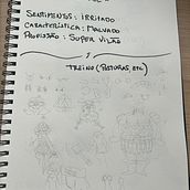Meu projeto do curso: Introdução à criação de personagens estilo cartoon. Drawing, Character Design, and Traditional illustration project by Adriel Maciel - 10.03.2024