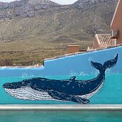Murales en paredes de piscina . % Laura Carrera tarafından hazırlanan Tablo, Sanat Terapisi, Dekoratif Bo, ama, Akrilik Bo, ama, Ve Yaratıcılık projesi - 10.03.2024