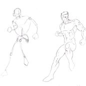 Il mio progetto del corso: Illustrazione per fumetti: anatomia di un supereroe. Projekt z dziedziny Komiks, R, sunek ołówkiem, Projektowanie postaci, Trad, c, jna ilustracja, R i sunek anatomiczn użytkownika Andrea Crifò Ceraolo - 03.10.2024