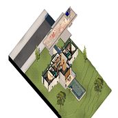 Mi proyecto del curso: Ilustración digital de proyectos arquitectónicos. Architecture, Architectural Illustration, Digital Architecture, Digital Illustration, L, and scape Architecture project by flcamachocu - 04.30.2023
