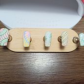 Mi proyecto del curso: Introducción al nail art. Decorative Painting, Design, Traditional illustration, Painting, and Pattern Design project by Dafne Bahamonde Díaz - 09.23.2024