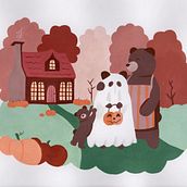 My project for course: Gouache: Paint Natural Worlds from Imagination. Character Design, Children's Illustration, Drawing, Gouache Painting, and Painting project by mycutesoul - 10.06.2024