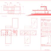 Plano Municipal Casa Lottersberger - Estudio Irigoyen Navarro Arquitectos. Un projet de Architecture et Illustration architecturale de Maria Cecilia De Zabaleta - 29.09.2024