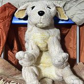 My project for course: Knitting Realistic Stuffed Animals: Make a Puppy from Yarn. DIY, Fiber Arts, Knitting, and Textile Design project by Na Le - 10.05.2024