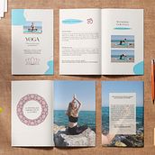 Guía práctica de yoga para principiantes. Un proyecto de Diseño editorial de Alicia Romero - 07.10.2024