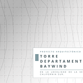 TORRE DEPARTAMENTAL BAYWIND . Un proyecto de Arquitectura, Arquitectura interior, 3D y Diseño de Cassandra Espinoza - 07.10.2024