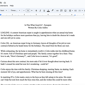 Course Project - Screenplay Summary . Creative Writing, Film, Video, TV, Narrative, Non-Fiction Writing, Script, Stor, and telling project by Colin Alsbro - 10.08.2024