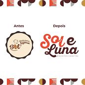 SOL E LUNA - Identidade Visual. Design, Br, ing, Identit, Graphic Design, Creativit, Logo Design, Stationer, Design, and Presentation Design project by Mayara Barros da Mota - 09.12.2021