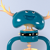 Mi proyecto del curso: Diseño e ilustración 3D de personajes. 3D, Character Design, 3D Character Design, and 3D Modeling project by Andrés Sarmiento - 10.08.2024