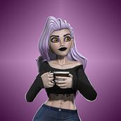 Mi proyecto del curso: Zbrush: modelado de un personaje estilizado. Projekt z dziedziny 3D, Projektowanie postaci 3D,  Modelowanie 3D i Projektowanie postaci użytkownika Daniel Doroteo Batalla - 09.10.2024