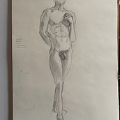 My project for course: Fundamentals of Figure Drawing with Charcoal. Figure Drawing, and Realistic Drawing project by Gregory Cooper - 10.10.2024