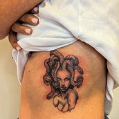 Medusa. Tattoo Design project by Marta Corral Martínez - 10.11.2024