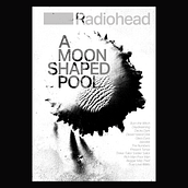 "A Moon Shaped Pool" - Poster. Un progetto di Design di poster  e Musica di Sebastian Puchmann - 01.01.2020