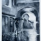 My project for course: Expressive Watercolor Painting: Create Compelling Illustrations. Fine Arts, Painting, and Watercolor Painting project by charlotte_waintrop - 10.11.2024
