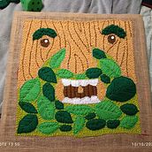 Mi proyecto del curso: Bordado XL con aguja mágica. Embroider, Decoration, Punch Needle, and Textile Design project by andrea_ibaceta16 - 10.11.2024