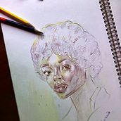 VIBRANT PENCIL COLOR DRAWING. Un proyecto de Dibujo realista de h_hirabashir - 12.10.2024