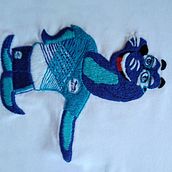 For my swimmer . Embroider project by lucia.m.popescu - 10.12.2024